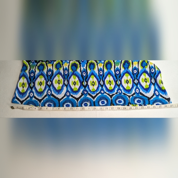 Bodycon Tribal Maxi Slip Dress Blue Summer Size Small T-1 - Picture 5 of 12